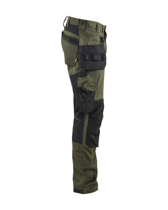 Craftsman trousers with stretch Forest Night/Black (4298)