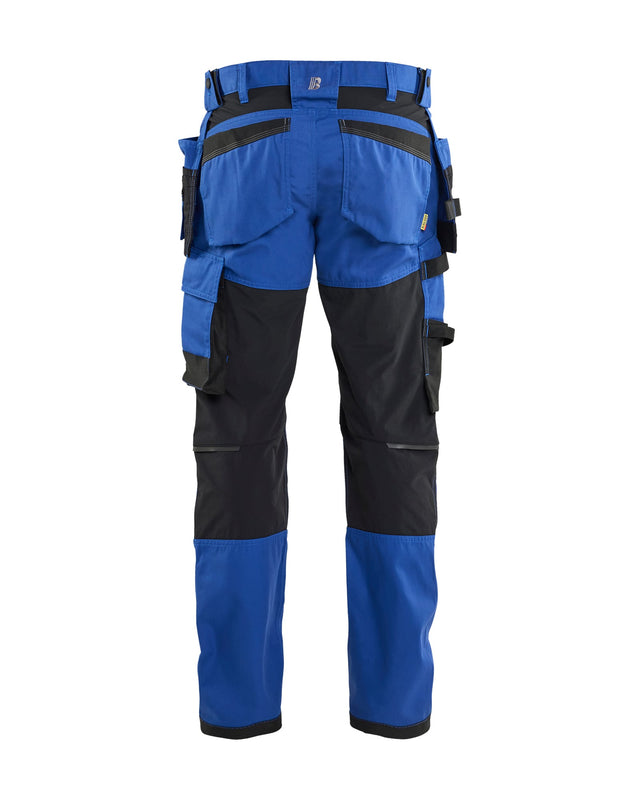 Craftsman trousers with stretch Cornflower blue/Black (8599)