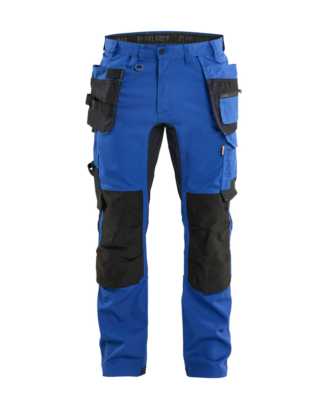 Craftsman trousers with stretch Cornflower blue/Black (8599)