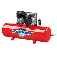 Clarke Boxer II 18/200 (O/L) 18cfm 200 Litre 4HP Belt Driven Air Compressor (230V)