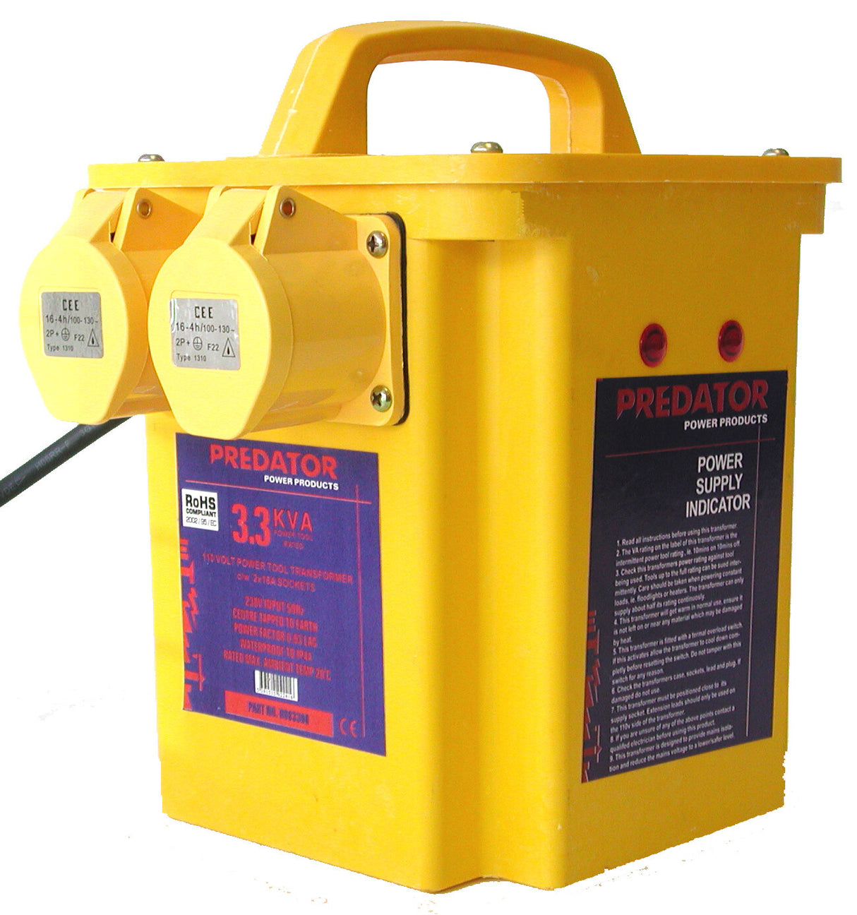 3KVA TRANSFORMER (3.3kva) AP30/2 3300VA - EA036