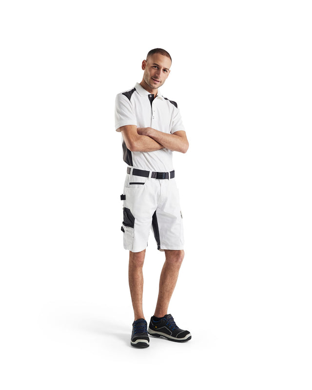 Polo shirt White/Dark grey (1098)