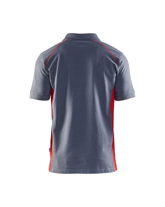 Polo shirt Grey/Red (9456)