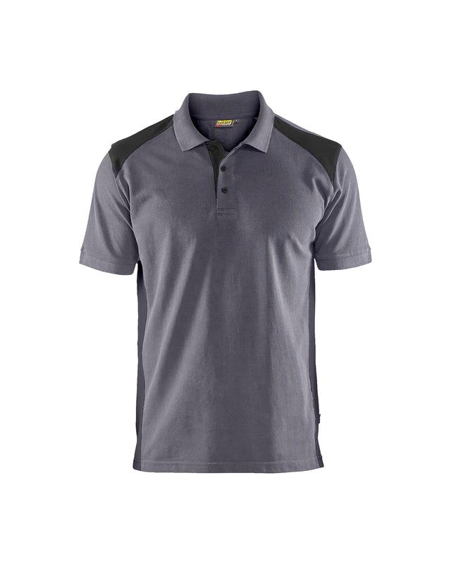 Polo shirt Mid grey/Black (9699)