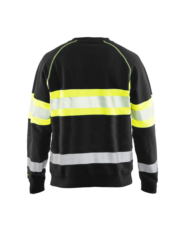 Hi-Vis Sweater Black/Hi-vis yellow (9933)