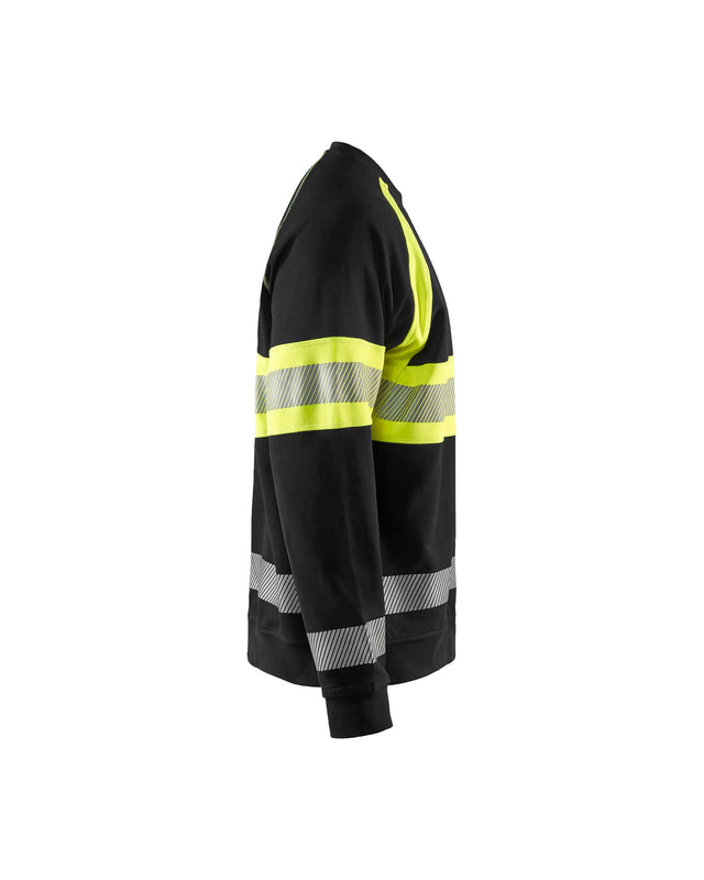 Hi-Vis Sweater Black/Hi-vis yellow (9933)