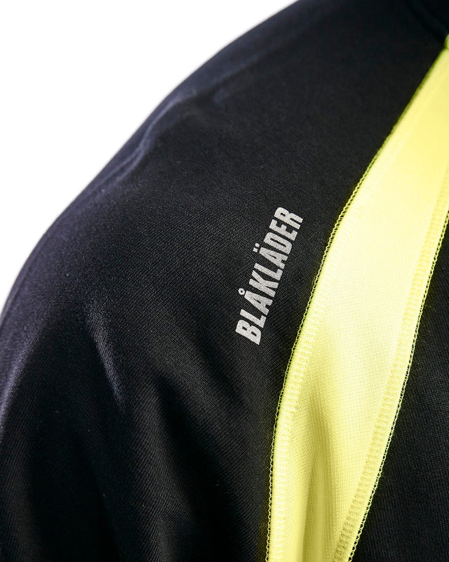 Hi-Vis Sweater Black/Hi-vis yellow (9933)