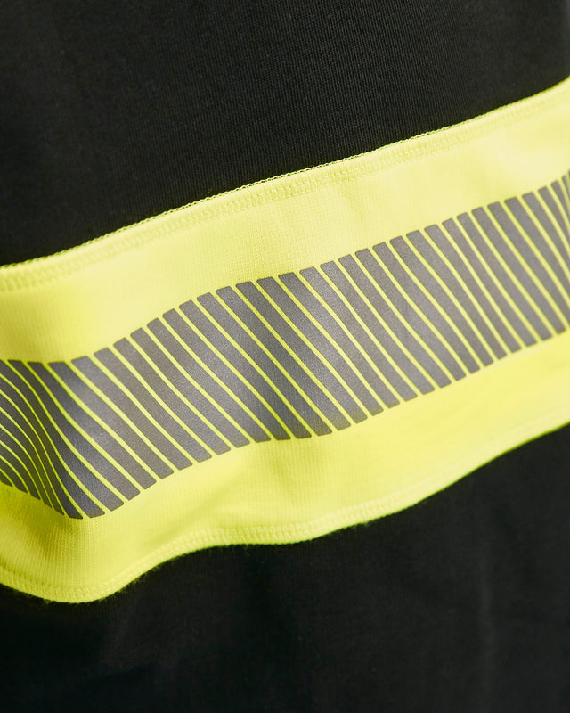 Hi-Vis Sweater Black/Hi-vis yellow (9933)
