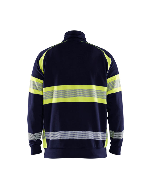 Hi-Vis Sweater Navy blue/Hi-vis yellow (8933)