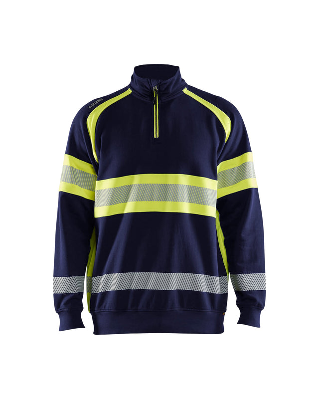 Hi-Vis Sweater Navy blue/Hi-vis yellow (8933)