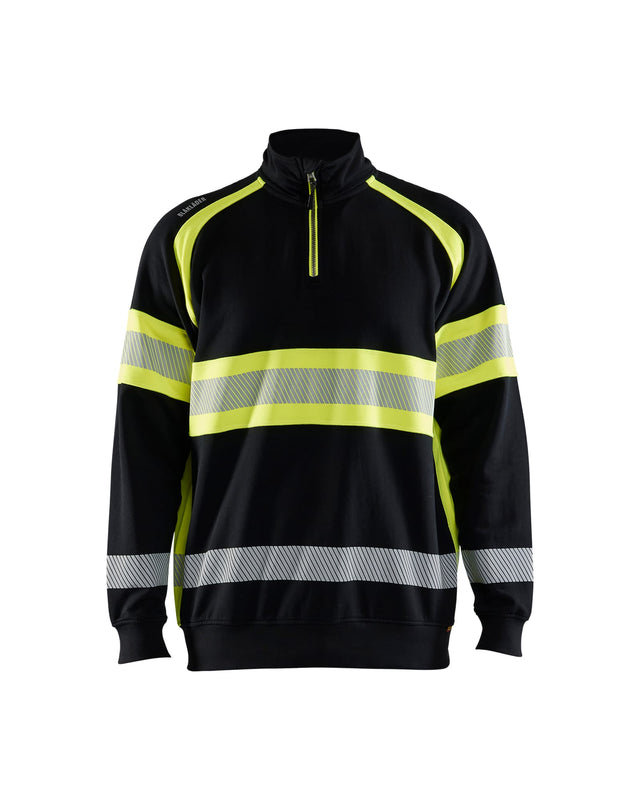 Hi-Vis Sweater Black/Hi-vis yellow (9933)