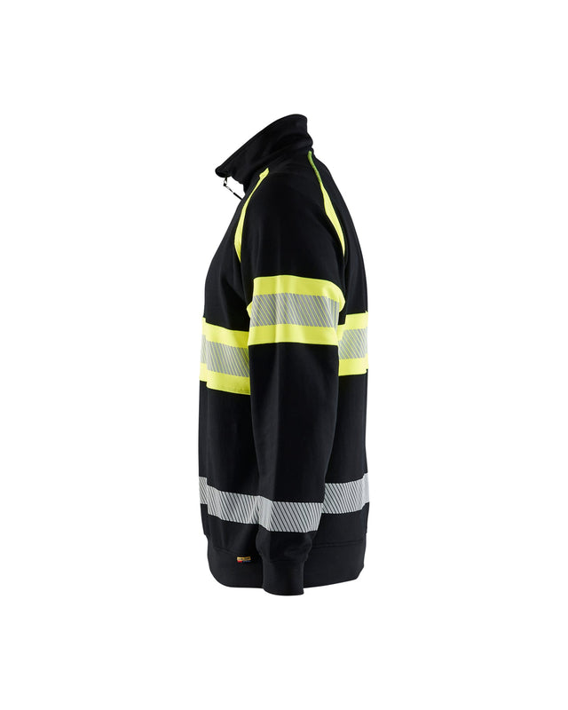 Hi-Vis Sweater Black/Hi-vis yellow (9933)