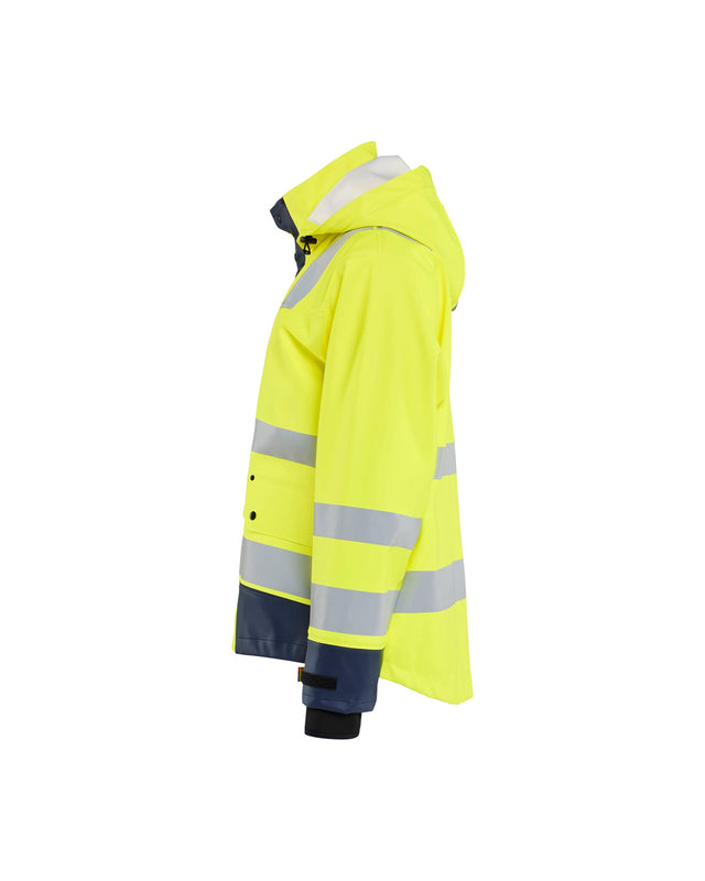 Rain jacket Hi-Vis Level 3 Hi-vis yellow/navy blue (3389)