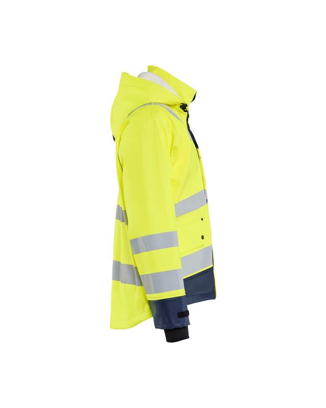 Rain jacket Hi-Vis Level 3 Hi-vis yellow/navy blue (3389)