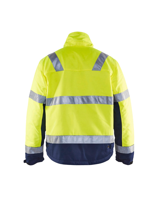 Hi-Vis winter jacket Hi-vis yellow/navy blue (3389)