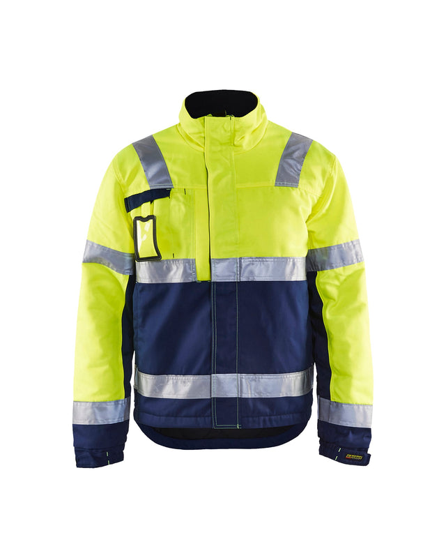 Hi-Vis winter jacket Hi-vis yellow/navy blue (3389)