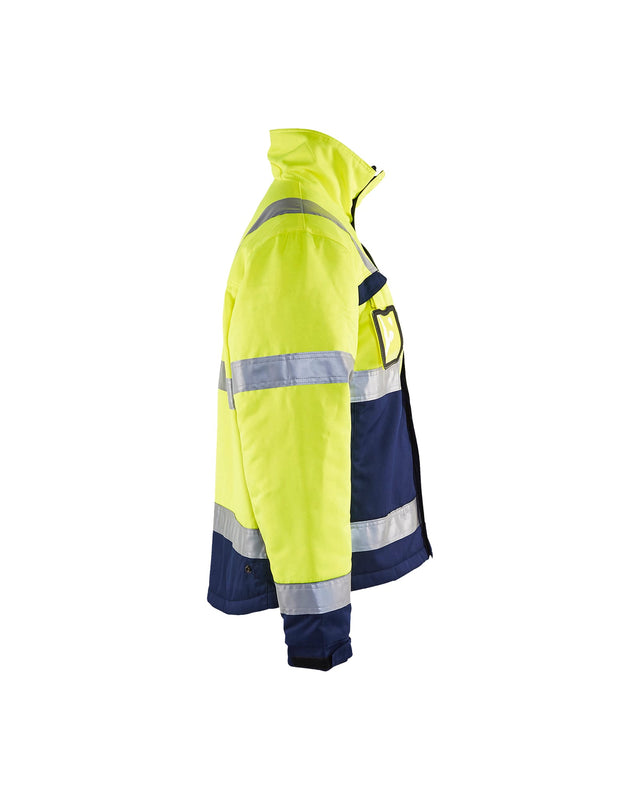 Hi-Vis winter jacket Hi-vis yellow/navy blue (3389)