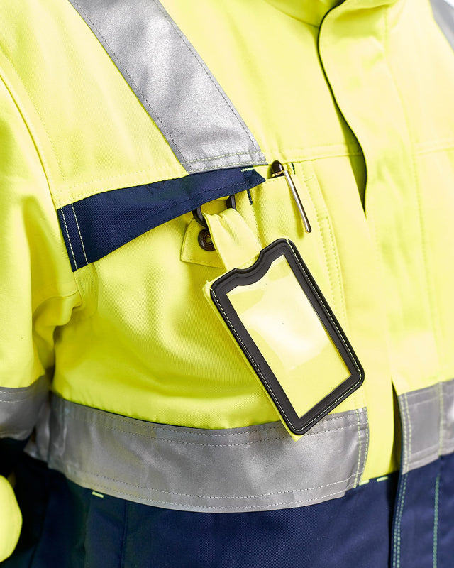 Hi-Vis winter jacket Hi-vis yellow/navy blue (3389)