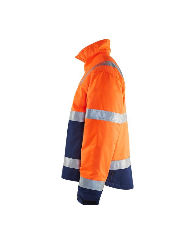 Hi-Vis winter jacket Orange/Navy blue (5389)