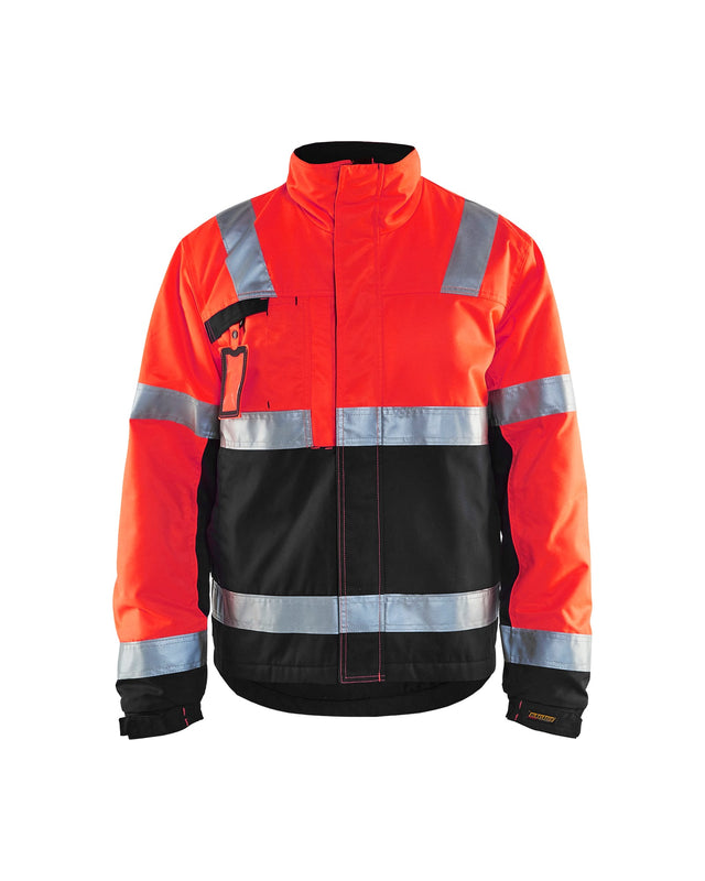 Hi-Vis winter jacket Red hi-vis/black (5599)