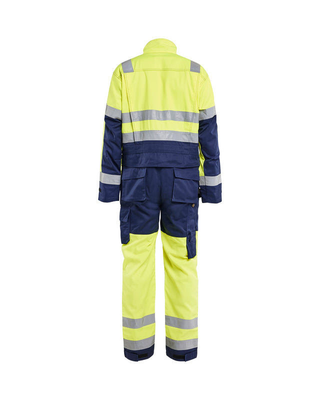 Hi-Vis overall Hi-vis yellow/navy blue (3389)