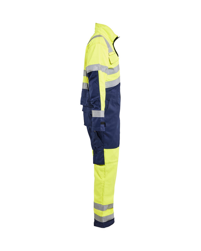 Hi-Vis overall Hi-vis yellow/navy blue (3389)