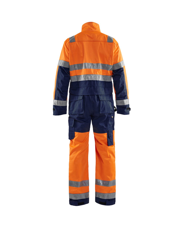 Hi-Vis overall Orange/Navy blue (5389)