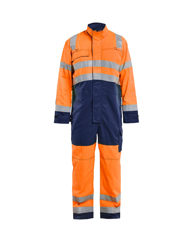 Hi-Vis overall Orange/Navy blue (5389)