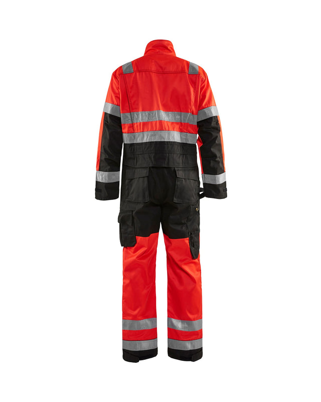Hi-Vis overall Red hi-vis/black (5599)
