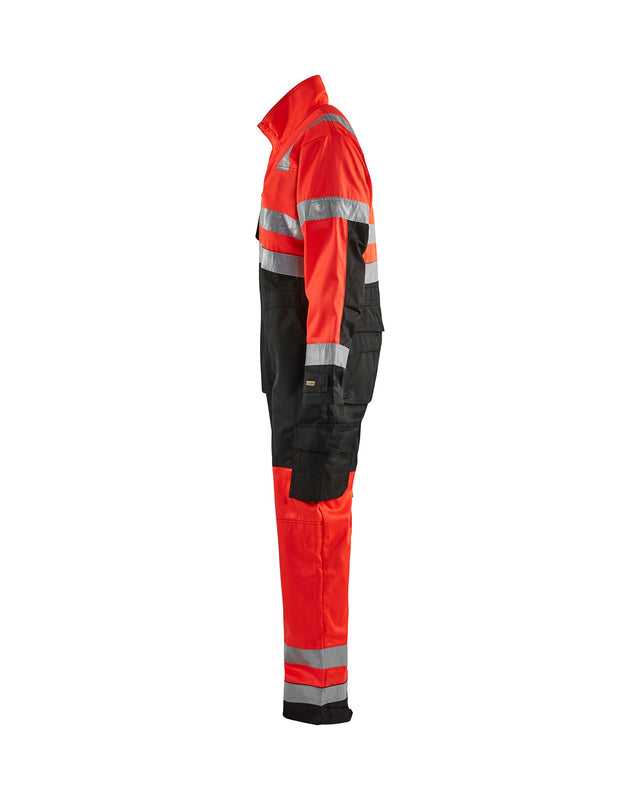 Hi-Vis overall Red hi-vis/black (5599)