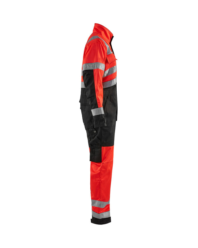 Hi-Vis overall Red hi-vis/black (5599)