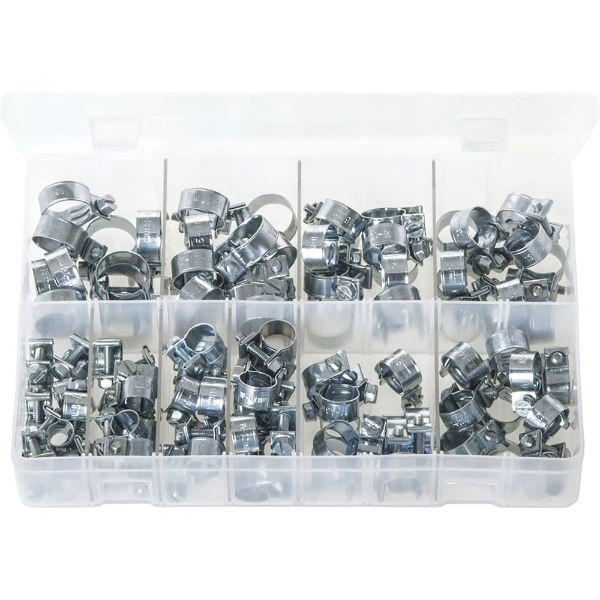 Assorted Mini Fuel Hose Clips (100 pack)