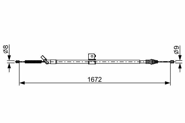 Brake Cable OE-BC2630