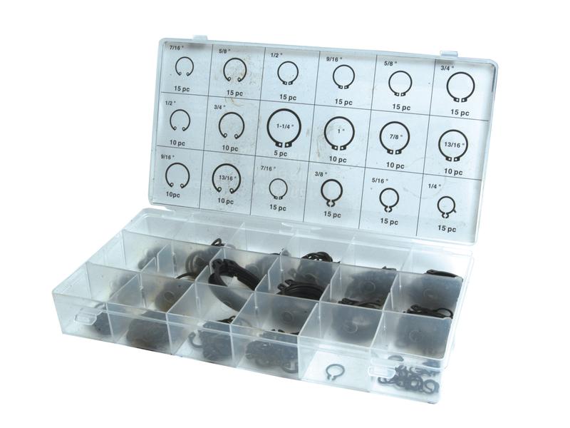 Internal & External Circlip - Assortment, 225 pcs. Display Pack
