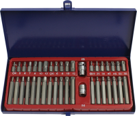 40Pce TX - Hex - Spline Bit Set