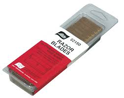 Lisle Single Edge Zippy Scraper Razor Blades (100 pack) - L52150