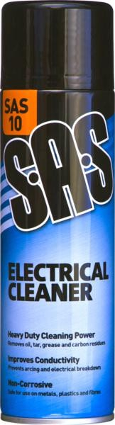 SAS ELECTRICAL/CONTACT CLEANER, 500ML SPRAY - SAS10