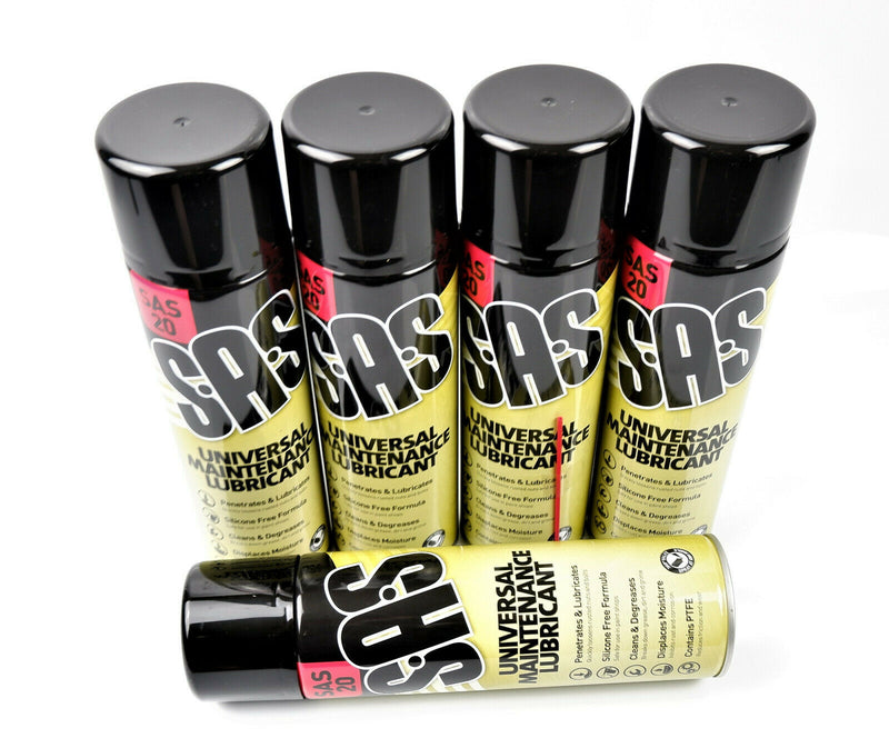 SAS UNIVERSAL MAINTENANCE LUBRICANT, 500ml SPRAY - SAS20