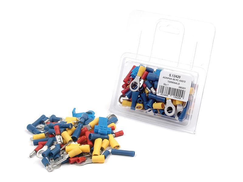 Agripak 80 pcs. Pre Insulated Terminal Kit Assorted