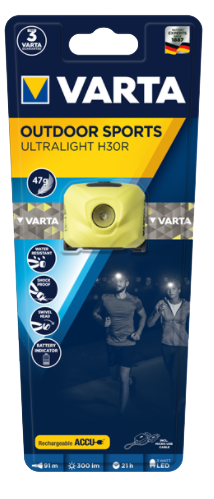 Varta H30R Pro Outdoor Sports Torch Ultralight - VTH30R