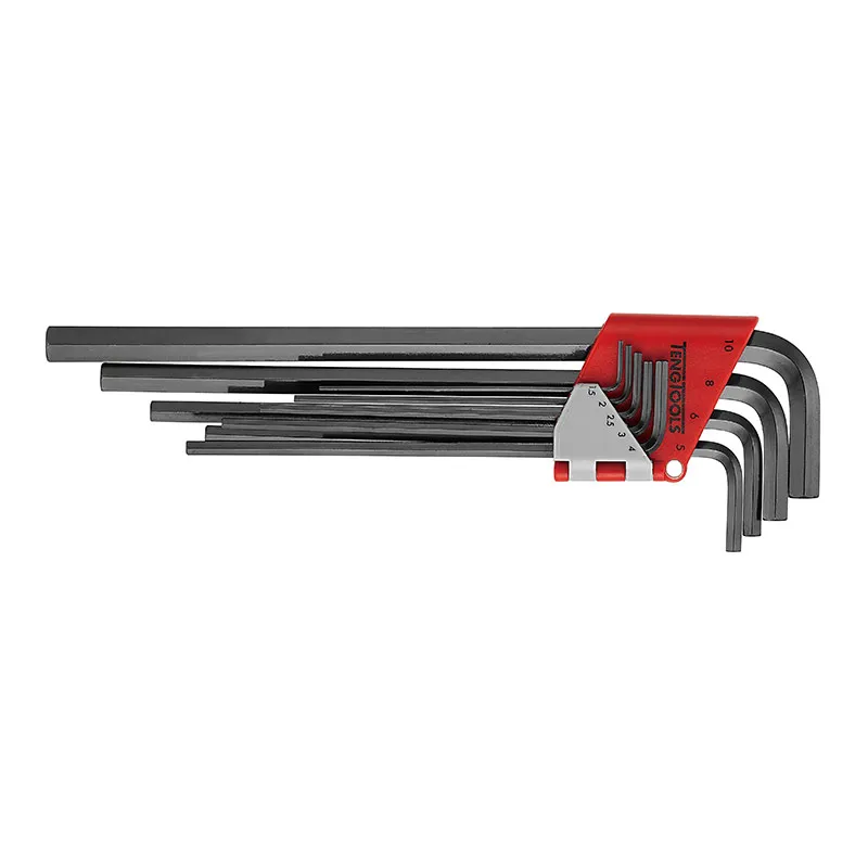 Teng Tools 9 Piece Extra Long Metric Hex Key Set - 1479MMRL