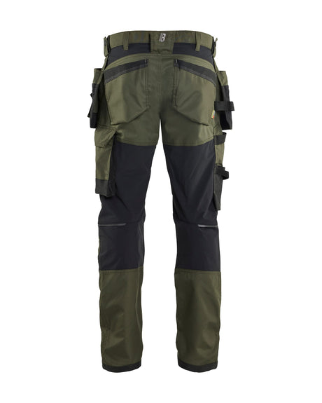 Craftsman trousers with stretch Forest Night/Black (4298)