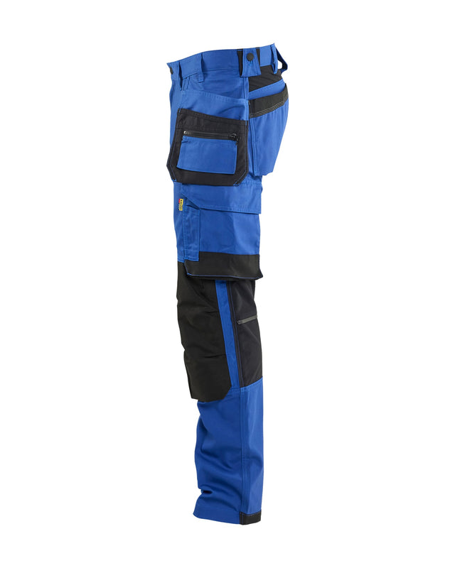 Craftsman trousers with stretch Cornflower blue/Black (8599)