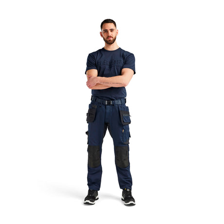 Craftsman trousers with stretch Dark navy blue (8600)