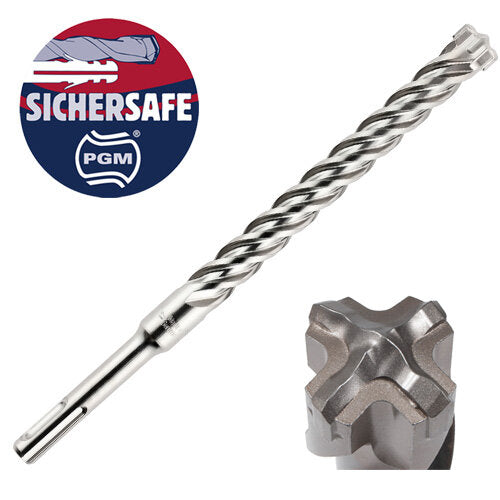 Vires 4H Pro SDS plus drill bit 25mm x 450mm