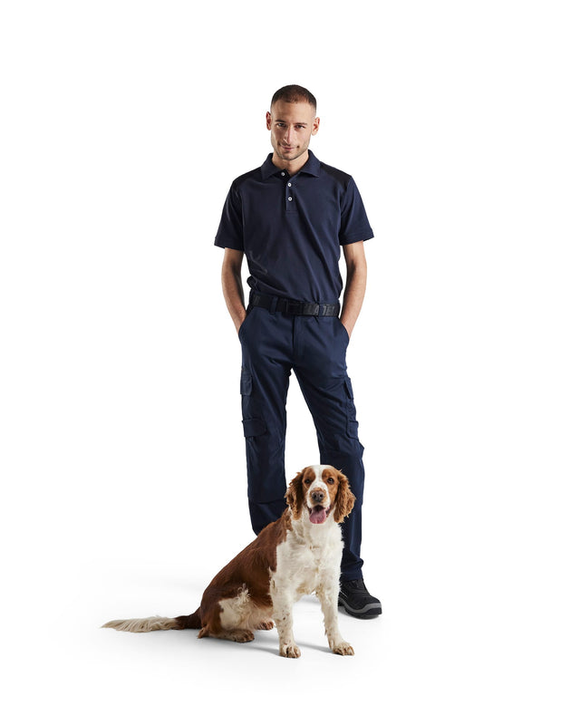 Polo shirt Dark navy/Black (8699)