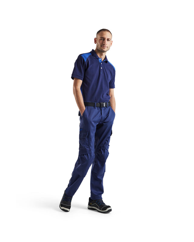 Polo shirt Navy blue/Cornflower blue (8985)