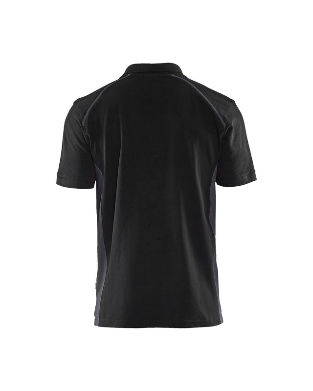Polo shirt Black/Mid grey (9996)