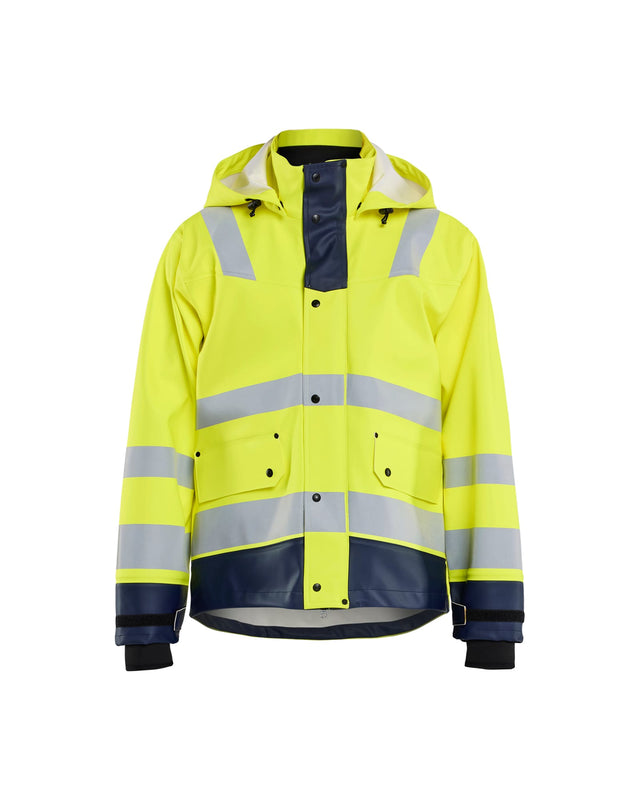 Rain jacket Hi-Vis Level 3 Hi-vis yellow/navy blue (3389)