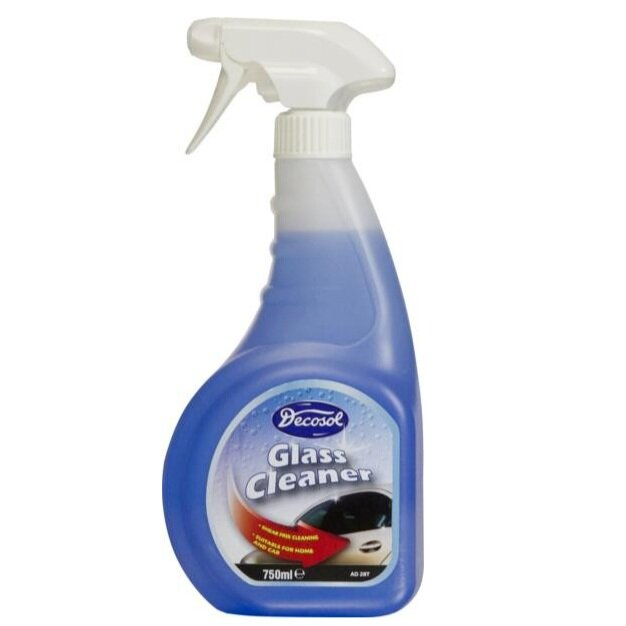 DECOSOL Glass Cleaner, 750ml Spray - DSL40